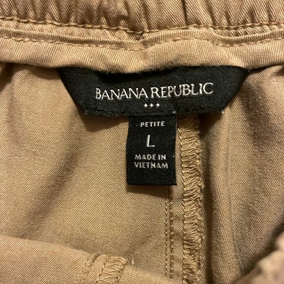Banana Republic Tencel Cargo Jogger In Iced Latte Sz lg - Picture 5 of 12